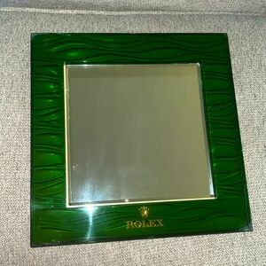 This is an authentic Rolex mirror.